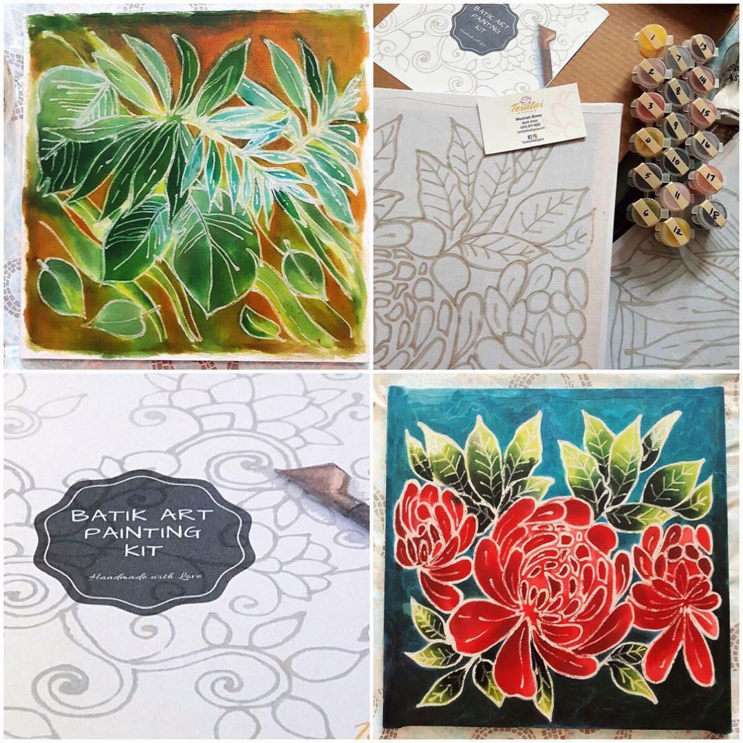 Batik Art Painting Kits - Teratai Malaysia