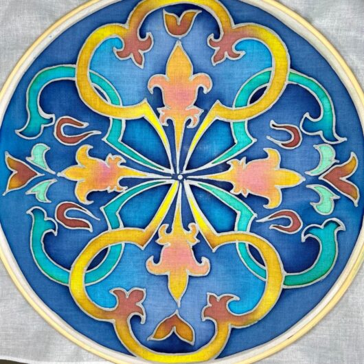 Ramadan Sacred Geometric Batik Hoop Painting Kit