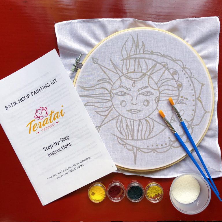 Batik Hoop Painting Kit 6