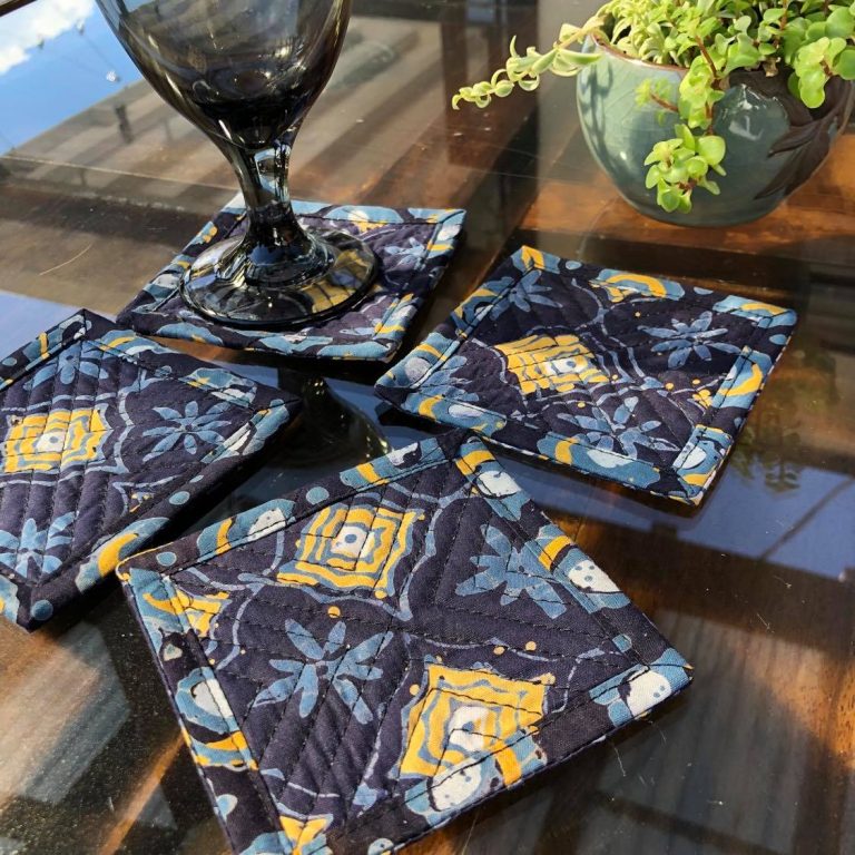 Batik Coasters Set of 4