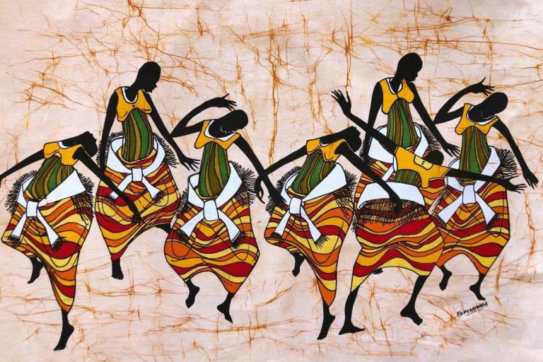 Kiganda Dancers At Climax by Jonathan Biferamunda