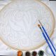 Batik Hoop Painting Kit - Only Love