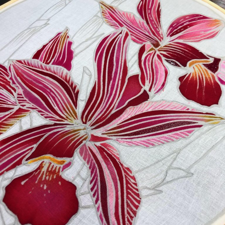 Batik Hoop Painting Kit - Cambria - Image 2