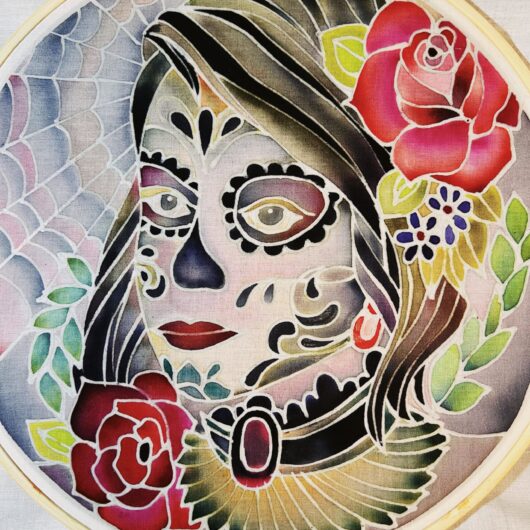 Batik Hoop Painting Kit - Coco