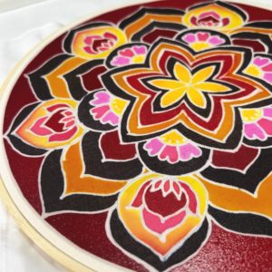Lotus Batik Hoop Painting Kit