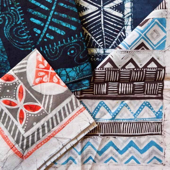Batik Examples Using Black Hmong Tribe Tjanting