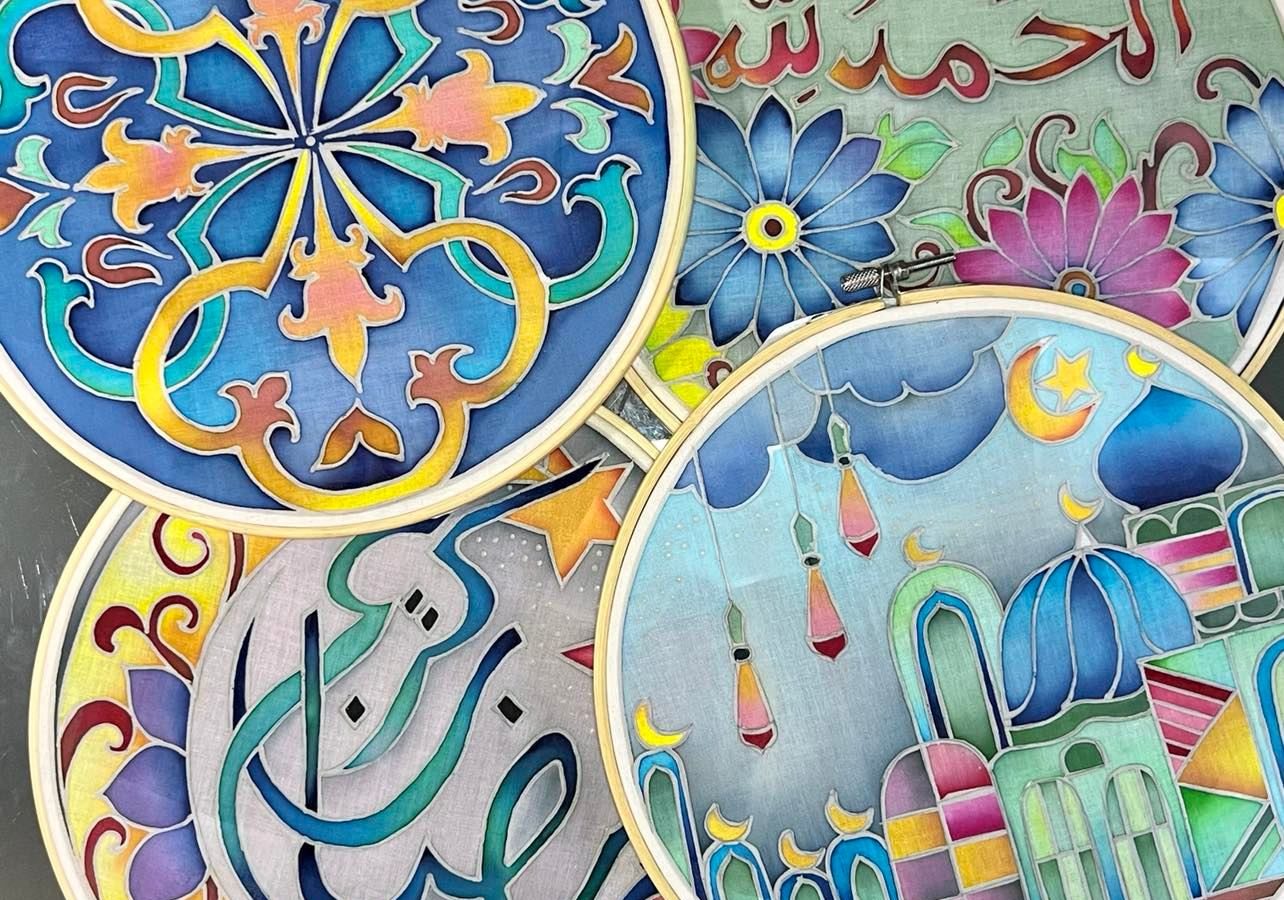 Ramadan Batik Hoop Painting Kits