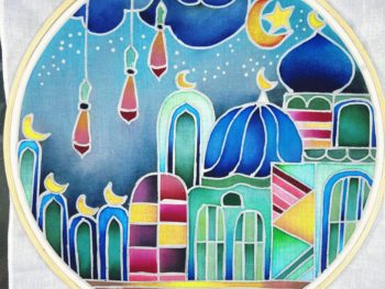 Ramadan Masjid Batik Hoop Painting Kit