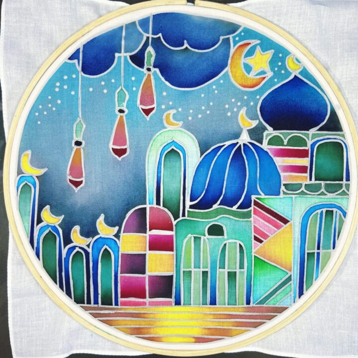 Ramadan Masjid Batik Hoop Painting Kit