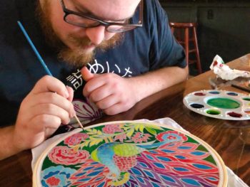 Paint and create batik art with a Malaysian artist