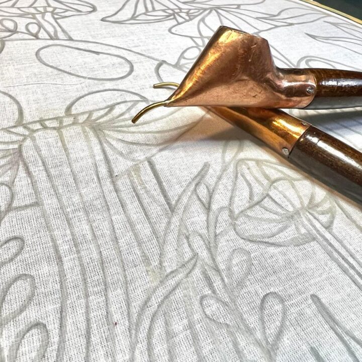 Tjanting Used in Online Batik Tjanting Workshop