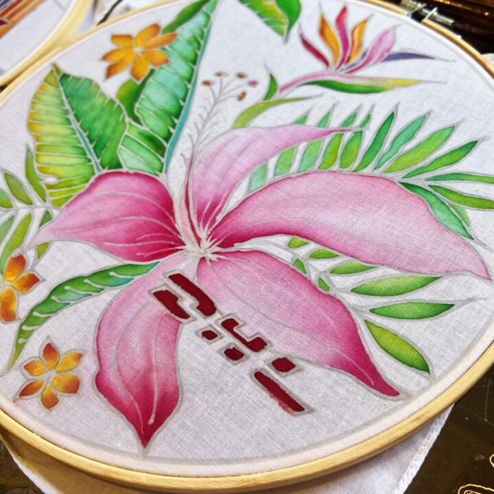 Tropical Design for DHL Batik Workshop